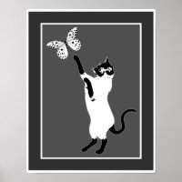 Borboleta Preta-E-Poster