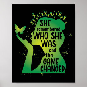 Poster Borboleta Verde da Saúde Mental