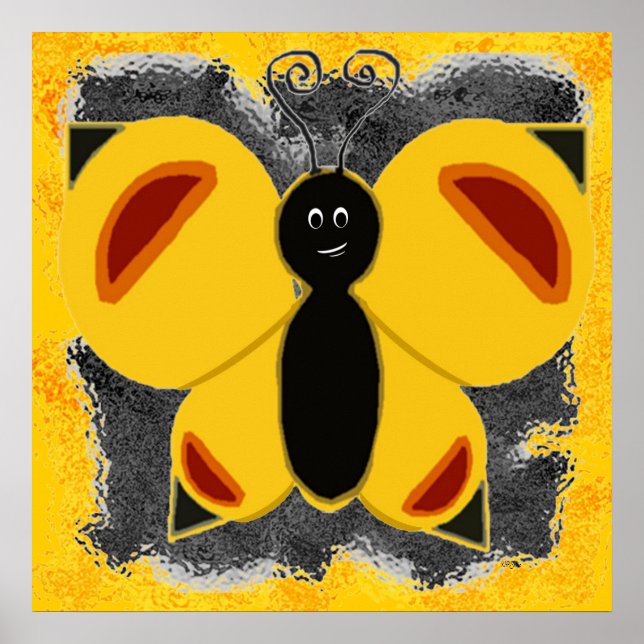 Poster Borboleta Whimsy (Frente)