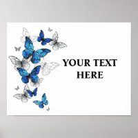 Borboletas Azuis Morpho