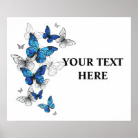 Borboletas Azuis Morpho