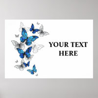 Borboletas Azuis Morpho