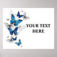 Borboletas Azuis Morpho