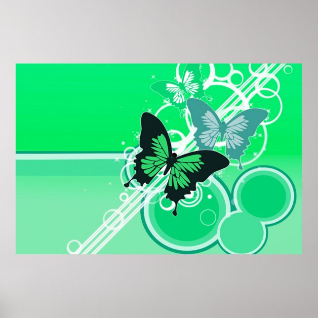 Poster Borboletas do Círculo 2 (Frente)