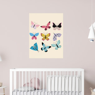 Poster Borboletas do Springtime