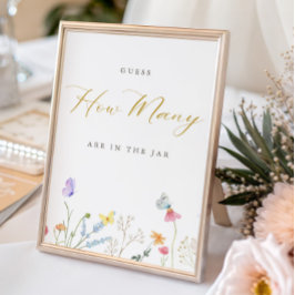 Poster Borboletas Encantadas Adivinham Quantas