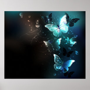 Poster Borboletas Noturnas de Menta