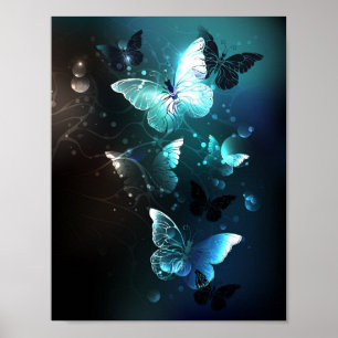 Poster Borboletas Noturnas de Menta