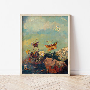 Póster Borboletas   Odilon Redon