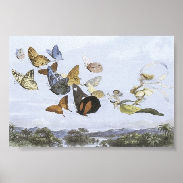 Poster - Borboletas que Andam pelas Fadas (Frente)