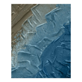 Póster Borda do Oceano: Uma Pintura Digital de Tranquilid