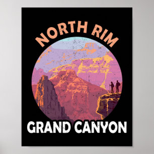 Poster Borda Norte Grand Canyon Eu Caminhei O Grand Canyo