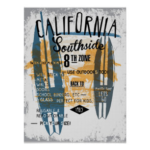 Póster Borda Retroativa das Víblias do Oceano