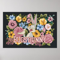Bordado Floral Gráfico do BUGS BUNNY™