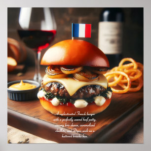 Poster Bordeaux Bistro Burger