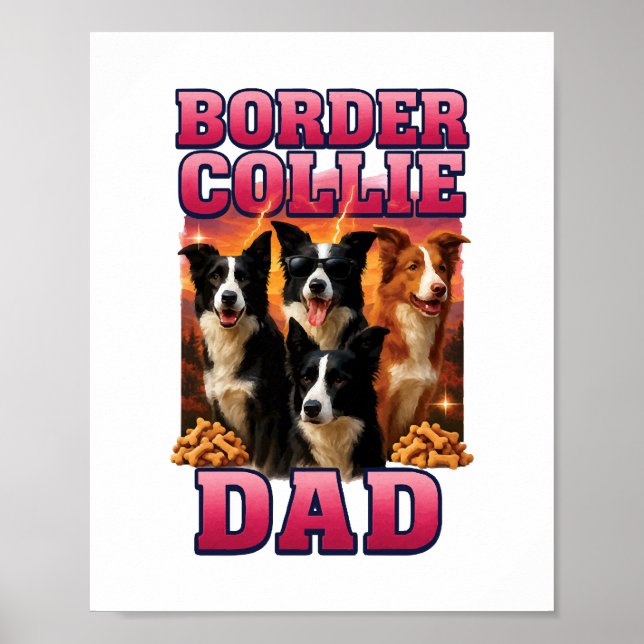 Poster Border Collie (Frente)