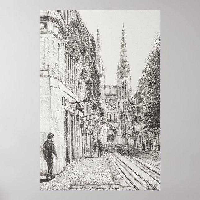 Póster Bordéus France. Espada gêmea.2010 (Frente)