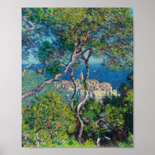 Poster Bordighera 1884 Apresentada Por Claude Monet
