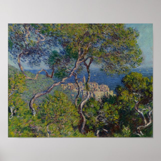 Poster Bordighera 1884 Claude Monet (Frente)