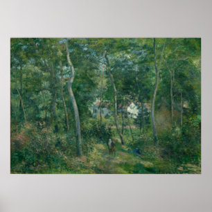 Poster Bordo da floresta por Camille Pissarro