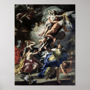 Póster Boreas que sequestra Oreithyia