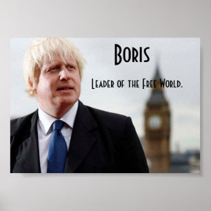 Poster Boris Johnson: Líder do Mundo Livre