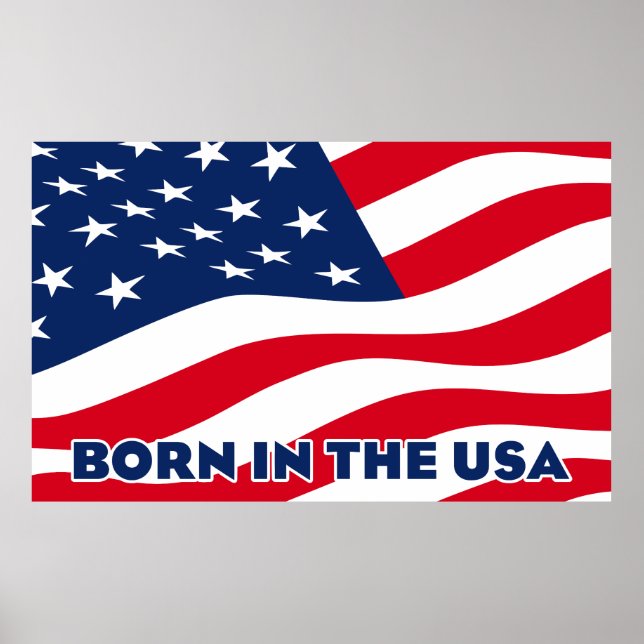 Poster Born in the USA (Frente)