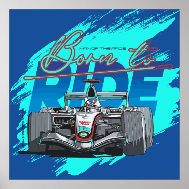 Poster Born to ride (Frente)