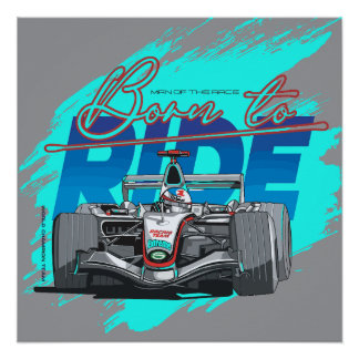 Póster Born to ride