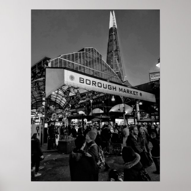 Poster Borough Market London Bridge (Frente)