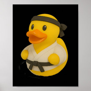 Poster Borracha Pato Karate Duckman Homens Mulheres Crian