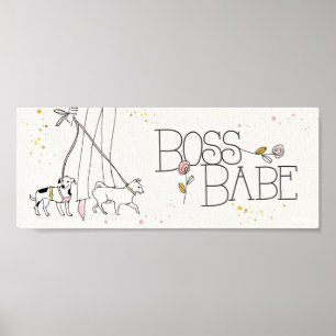 Póster Borracho do chefe de Apple selvagem - esboço