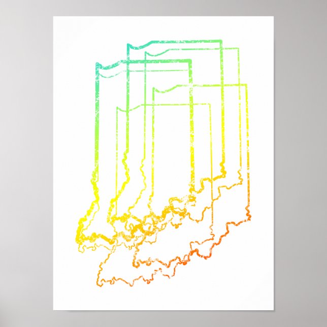 Póster borrão de resfriamento indiana (Frente)