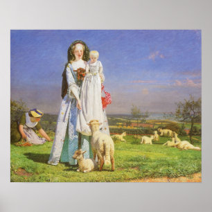 Poster Borregos Bonito de Ford Madox Brown