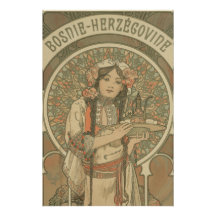 Bósnia e Herzegovina por Alphonse Mucha (1900)