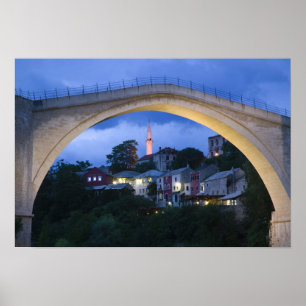 Poster Bósnia-Herzegovina - Mostar. A Antiga Ponte 2