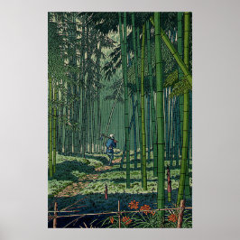 Poster Bosque de Bambu de Saga Fujishima Takeji