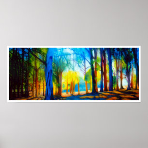 Póster Bosque do eucalipto da baía de Morro mim