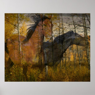 Póster Bosque fantasma