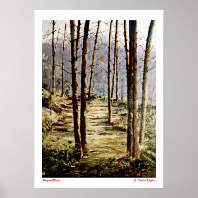 Póster Bosque/Floresta (Frente)