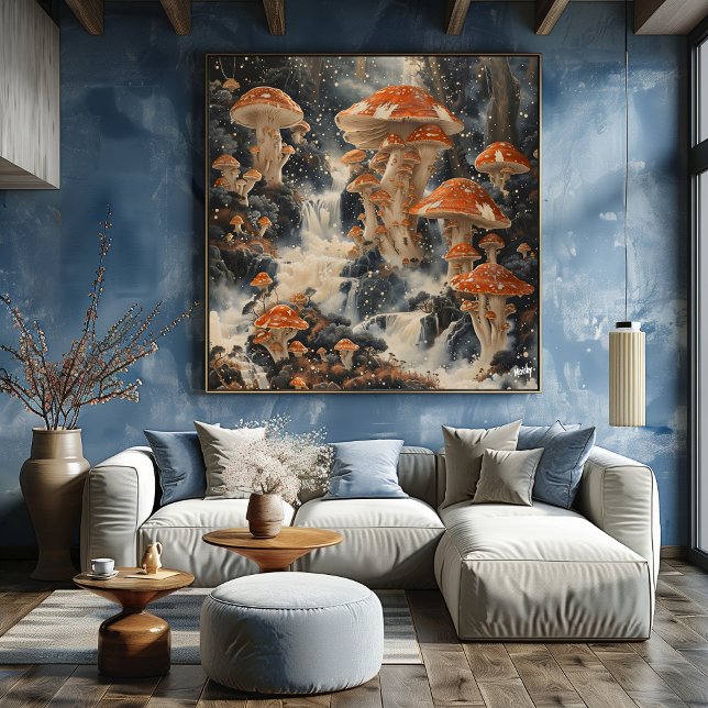 Póster Bosque Mágico: Impresionista y Surrealista (Criador carregado)