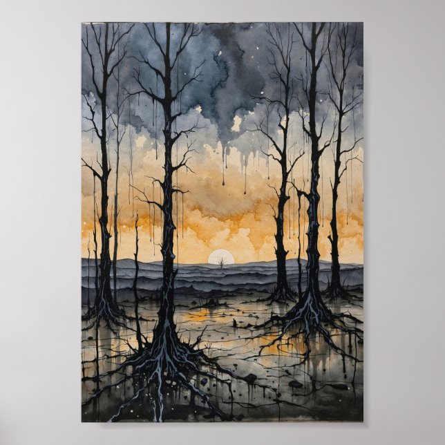 Poster Bosque Sussurrante (Frente)