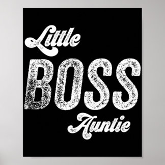 Poster Boss Auntie Baby Dia de as mães