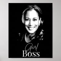 Boss Kamala Harris Para Democratas Liberais