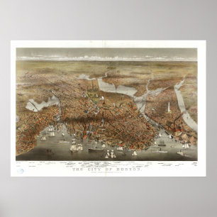 Póster Boston 1898