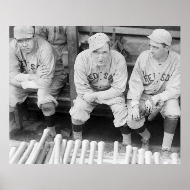 Póster Boston Baseball de 1916 (Frente)