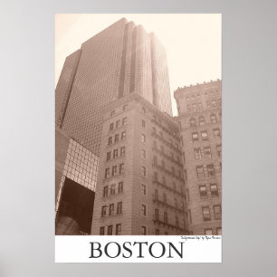 Póster Boston - "Cidade iluminada"