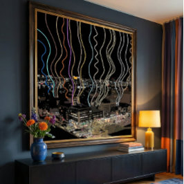 Poster Boston City Lights