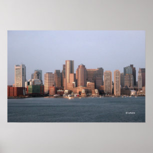 Póster Boston Early Morning