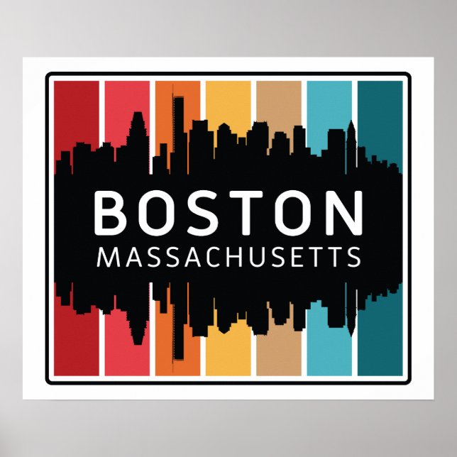 Poster Boston Massachusetts (Frente)
